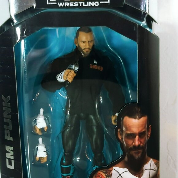 Jazwares AEW Unmatched Collection Series 4 CM Punk #25 Action Figure 2022 - Picture 2 of 6